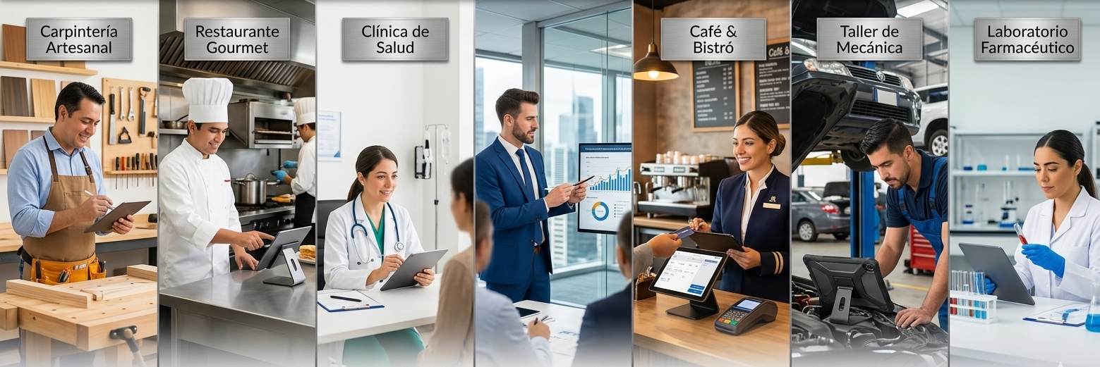 Negocios que pueden usar facturación electrónica con Emex365